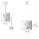 Grohe Grohtherm SmartControl Термостат скрытого монтажа с двумя кнопками управления (29119000)