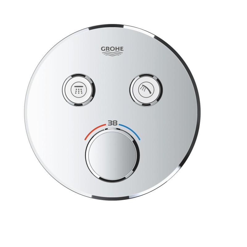 Grohe Grohtherm SmartControl Термостат скрытого монтажа с двумя кнопками управления (29119000)