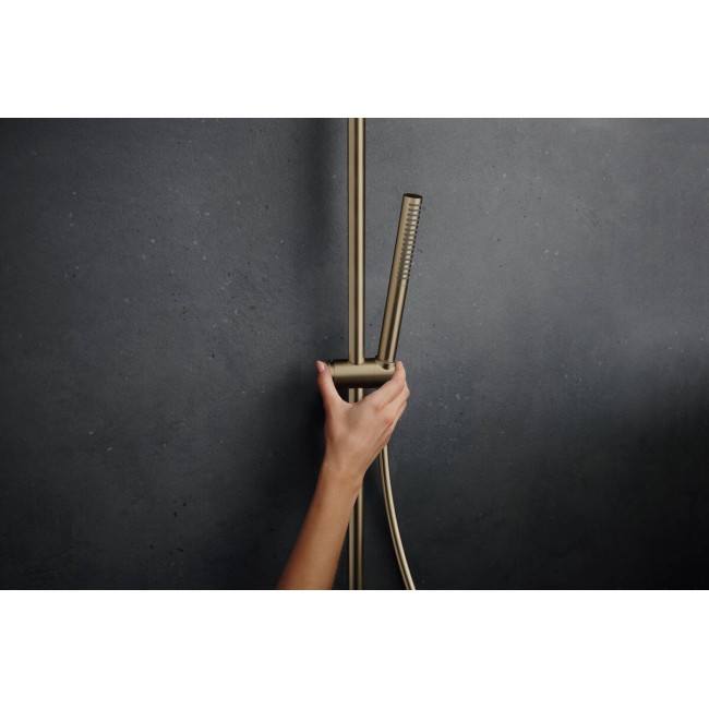 Душова система hansgrohe Pulsify S Puro Showerpipe 260 1jet з термостатом 24222140 бронза