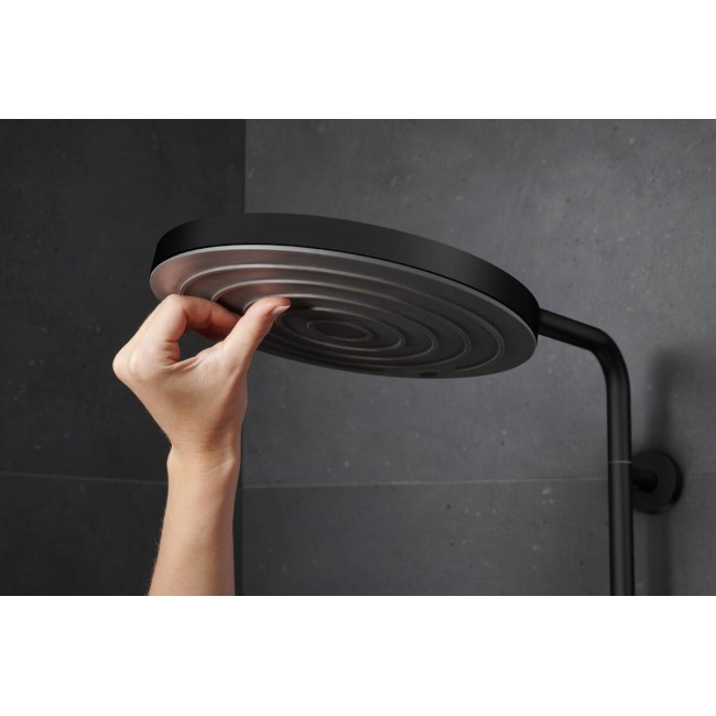 Душова система hansgrohe Pulsify S Puro Showerpipe 260 1jet з термостатом 24222670 чорний матовий