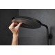 Душова система hansgrohe Pulsify S Puro Showerpipe 260 1jet з термостатом 24222670 чорний матовий