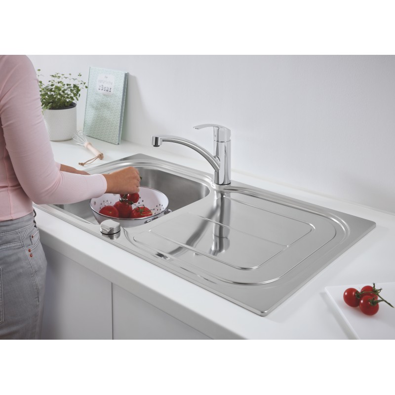 Grohe Мойка для кухни 860 x 500 мм с эксцентриком, 1 чаша, матовая (31563SD0)