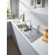 Grohe Мойка для кухни 970 x 500 мм с эксцентриком, 2 чаши, матовая (31567SD0)