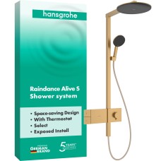 Душова система hansgrohe Raindance Alive S 300 1jet з ShowerSelect Comfort, 24582140 бронза