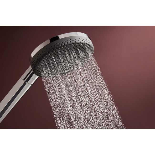 Душевая система hansgrohe Raindance Alive Q 210/340 2jet EcoSmart с ShowerSelect Comfort, 24591000 хром