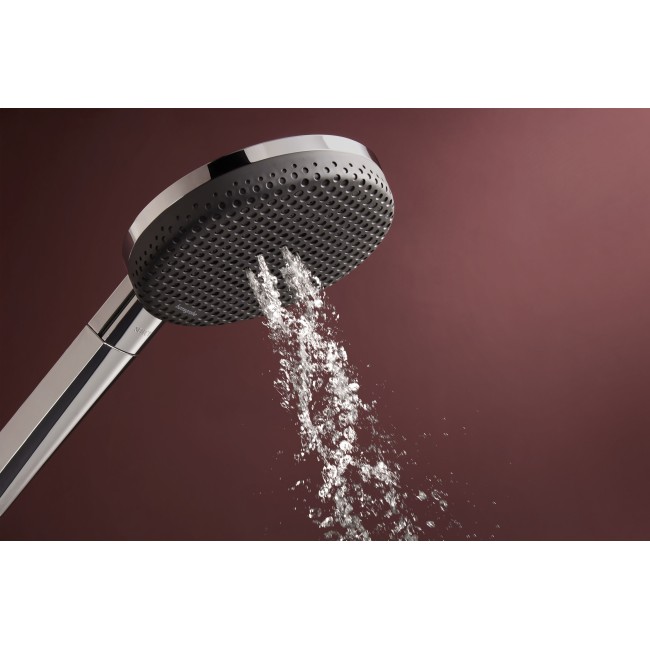 Душевая система hansgrohe Raindance Alive Q 210/340 2jet EcoSmart с ShowerSelect Comfort, 24591000 хром