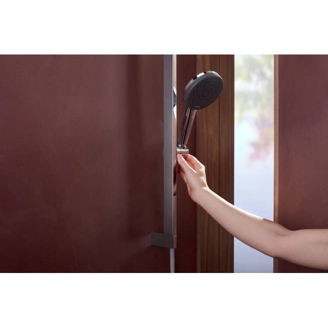Душевой набор hansgrohe Raindance Alive Select S, Ecosmart 24600000 со стойкой Unica E Puro 65, хром