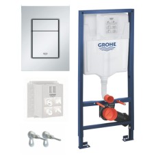 Grohe Rapid SL в сборе, для подвесного унитаза (кнопка Skate Cosmopolitan S)  (39501000)