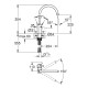 Grohe Eurosmart Cosmopolitan Смеситель однорычажный для мойки (32843002)