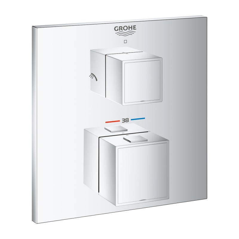 Grohe Grohtherm Cube Термостат для душа с переключателем на 2 положения (24154000)