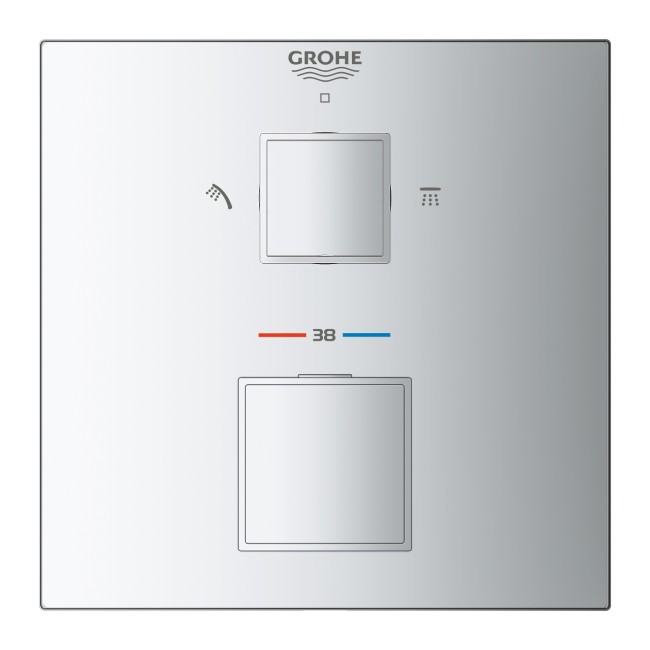 Grohe Grohtherm Cube Термостат для душа с переключателем на 2 положения (24154000)