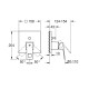 Grohe Eurocube Смеситель однорычажный на 2 выхода (24062AL0)