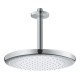 Grohe tempesta 250 верхній душ з кронштейном до стелі з WaterSaving (26669000

)
