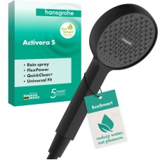 Ручной душ hansgrohe Activera Select S 95 1jet EcoSmart, 28031670 черный матовый