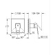 Grohe Eurocube Однорычажный смеситель для душа (24061AL0)