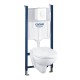 Grohe Комплект Solido 5-в-1 Унитаз + инсталляция Rapid SL c клавишей Skate Air (39116000)