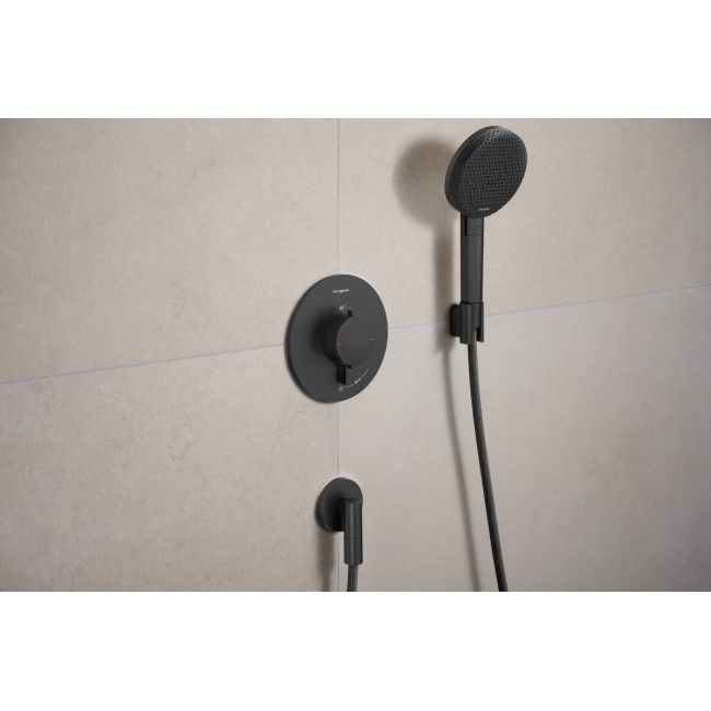 Держатель для ручного душа hansgrohe Porter Fine, 28885340 черный матовый хром