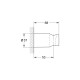 Grohe QuickFix Vitalio Universal Настенный держатель для ручного душа (26102000)