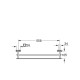 Grohe QuickFix Start Cube Держатель банного полотенца двойной 600мм (411042430) Grohe QuickFix Start Cube Держатель банного полотенца двойной 600мм (411042430)