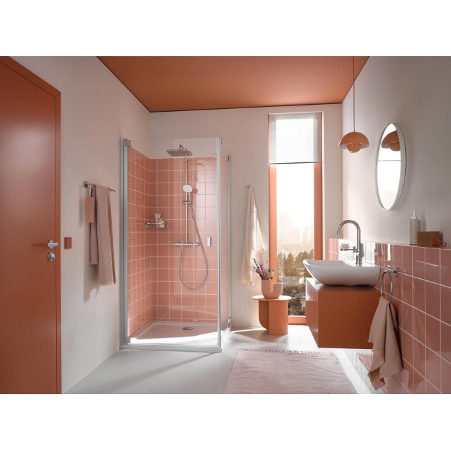 Grohe Tempesta System 250 Cube Душевая система с термостатом для настенного монтажа (26689001)