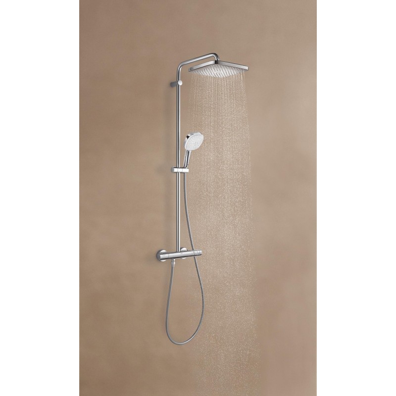 Grohe Tempesta System 250 Cube Душевая система с термостатом для настенного монтажа (26689001)