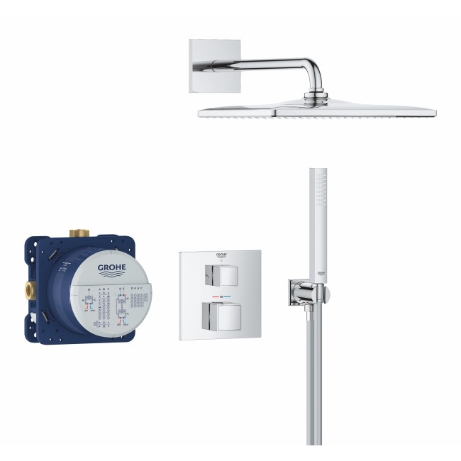 Grohe Grohtherm Cube Душова система прихованого монтажу з Rainshower Mono 310 Cube (34868000)