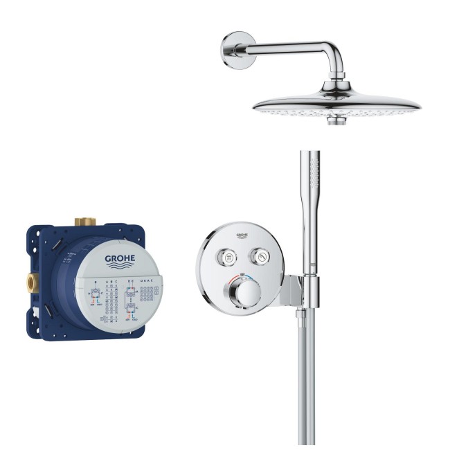 Grohe QuickFix Precision SmartControl Прихованная душевая система с Vitalio Joy 260 (34878000)