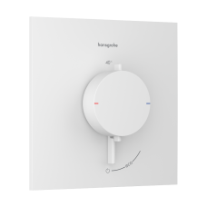 Термостат скрытого монтажа hansgrohe Ecostat Comfort E 1 function, 33710700 белый матовый