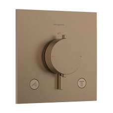 Термостат скрытого монтажа hansgrohe Ecostat Comfort E 2 function, 33711140 бронза