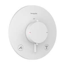 Термостат скрытого монтажа hansgrohe Ecostat Comfort S 2 function, 33715700 белый матовый