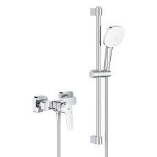 Grohe Cubeo Однорычажный смеситель для душа с душевым гарнитуром (1018250000)