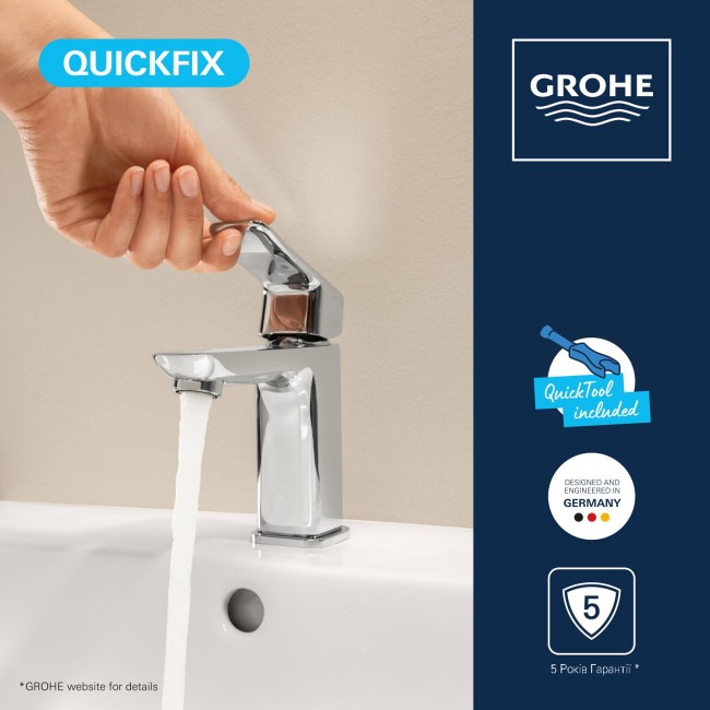 Grohe Dice Одноважільний змішувач для раковини  S-розміру (1018560000)