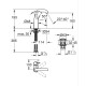 Grohe Essence Однорычажный смеситель для раковины 1/2" M-размера (24181001)