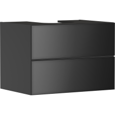Тумба Xevolos E 780/550, з 2 шухлядами для столешні з вирізом посередині, 54189770 Slate Matt Grey