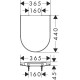 Сидіння та кришка hansgrohe EluPura Original S для унітазу 60147450, без мікроліфта