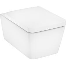 Унитаз подвесной hansgrohe EluPura Q AquaFall Flush 60293450, с сиденьем и крышкой