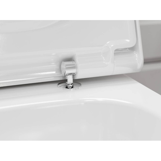 Унитаз подвесной hansgrohe EluPura Q AquaFall Flush 60293450, с сиденьем и крышкой