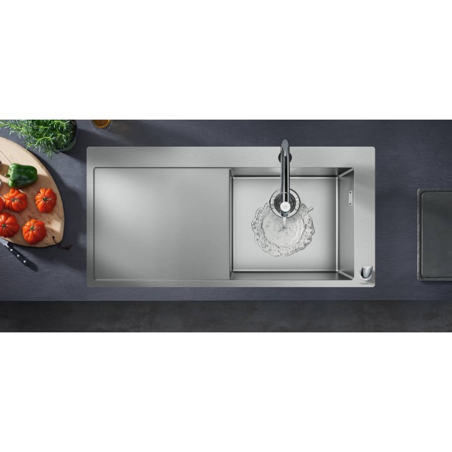 Змішувач hansgrohe Metris Select M71 для кухонної мийки, хром 73804000