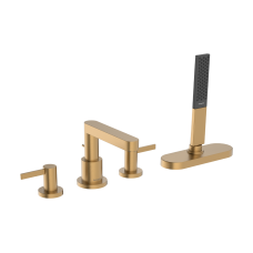 Змішувач на борт ванни hansgrohe Finoris 76444140, бронза