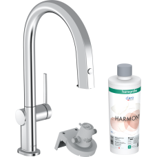 Змішувач hansgrohe Aqittura M91 FilterSystem 210 для кухонної мийки, хром 76801000