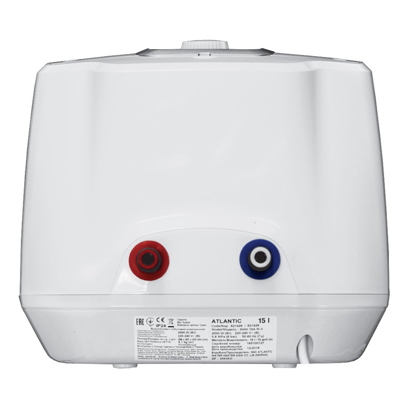 Водонагреватель бытовой электрический Atlantic Ondeo+ SWH 15A M-3 2000W