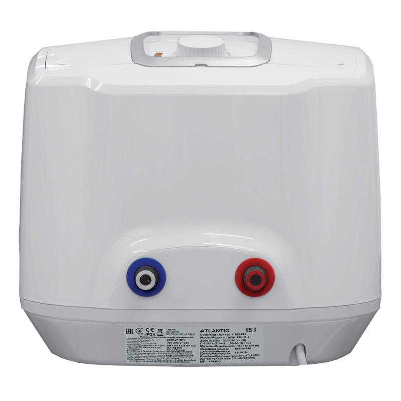 Водонагреватель бытовой электрический Atlantic Ondeo+ SWH 15U M-3 2000W