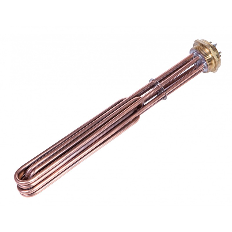Блок ТЭНов мощностью 15,0 кВт/380 В (медь) резьба G 2" Н для котлов Tenko SMART