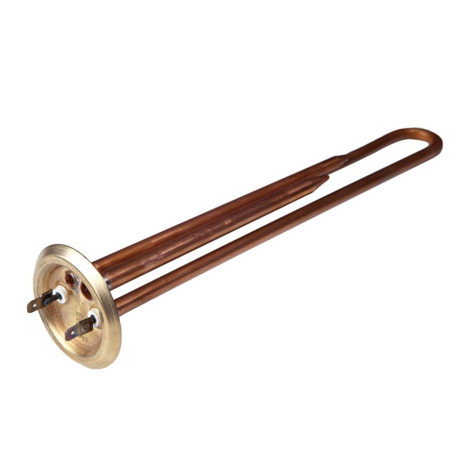 Тэн 1,3 кВт медь, прямой с трубками под 2 термод.