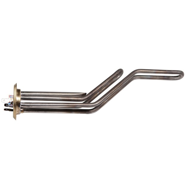 Тэн 1,3+0,7 кВт нерж, гнутый, с трубками под 2 т/д, под анод М4