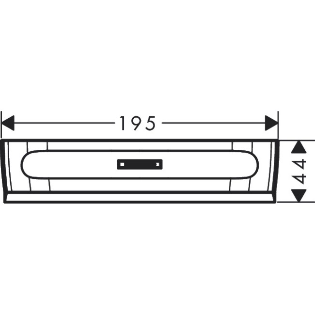 Скребок для душової кабіни hansgrohe WallStoris Planet Edition 28913210 пісок