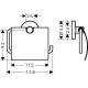 Набір аксесуарів 5в1 hansgrohe Logis 41723111