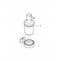 Grohe Essentials Cube Дозатор для жидкого мыла с держателем (40756001)