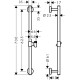 Штанга для душу hansgrohe Unica 65 см 26401000