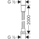 Душовий шланг hansgrohe Metaflex 200 см, хром 28264000